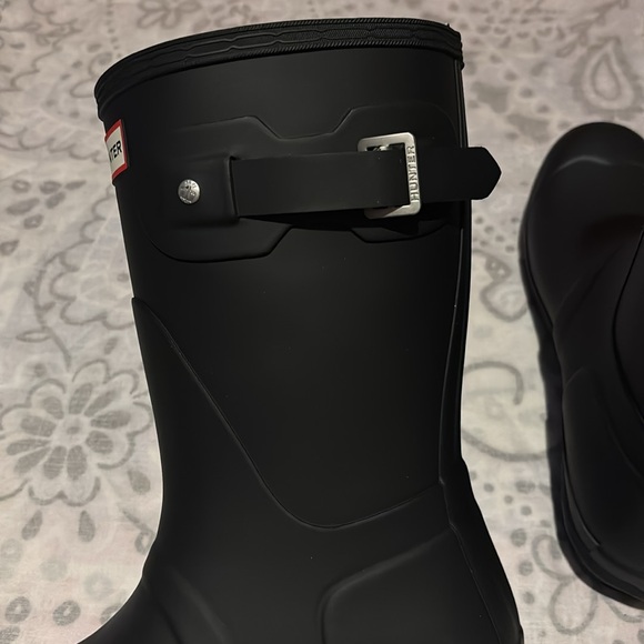 NEW Hunter Original Short Boot Rubber Rain Black Size 9